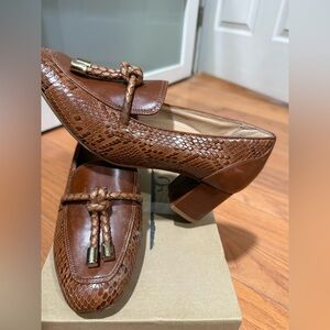 Brioso heeled Loafers. Super Comfortable and great for the office or church.